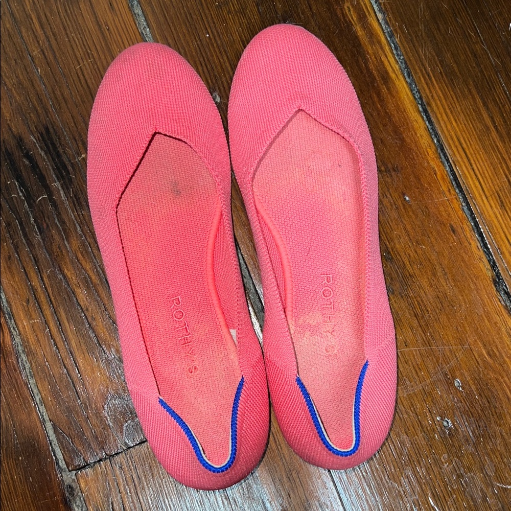 Rothy’s pink flats